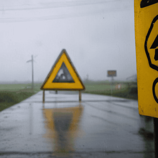 Illustration of Road users urged to be vigilant during wet season