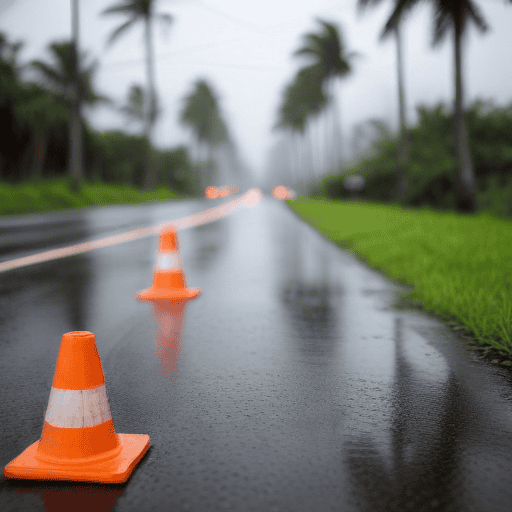 Illustration of Road users urged to be vigilant during wet season