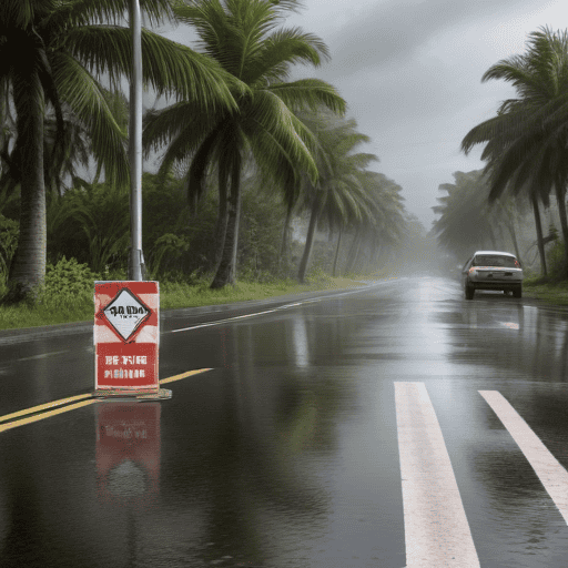 Illustration of Road users urged to be vigilant during wet season