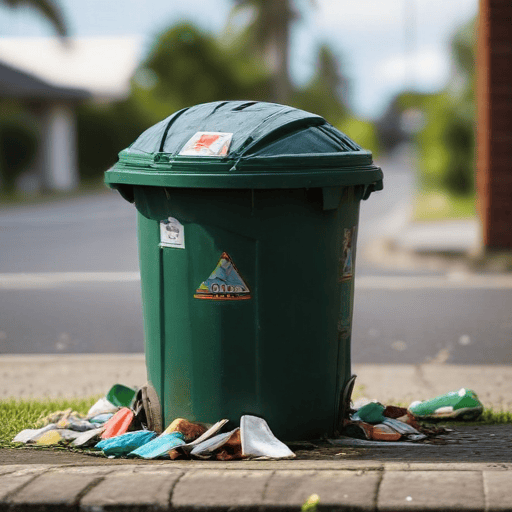 Illustration of SCC admits garbage truck shortage