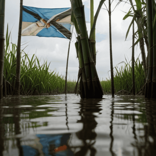 Illustration of SRIF Evaluates Flood Impacts on Sugarcane