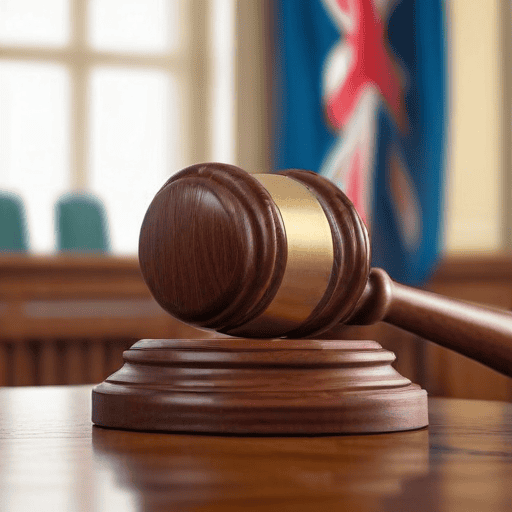 Illustration of Sayed-Khaiyum, Sagar plead not guilty