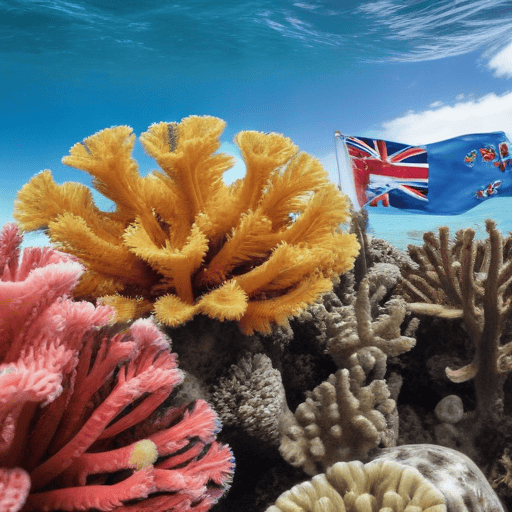 Illustration of Scientists discover world’s largest coral-so big it can be seen from space
