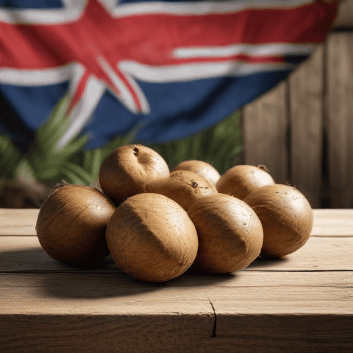 Illustration of Senibiau team sells coconut to fund trip