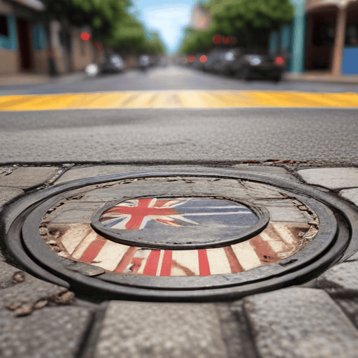 Illustration of Serious safety concern | Uncovered manhole a problem for drivers, pedestrians