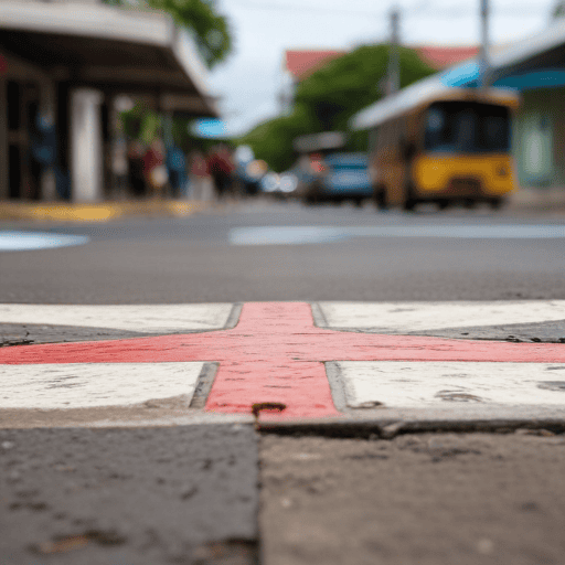 Illustration of Serious safety concern | Uncovered manhole a problem for drivers, pedestrians