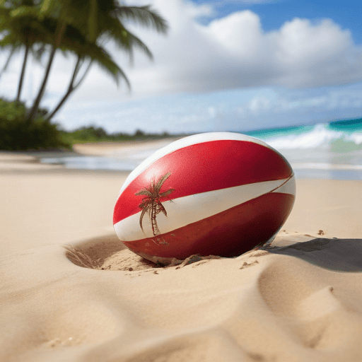 Illustration of Seven international teams for Coral Coast 7s