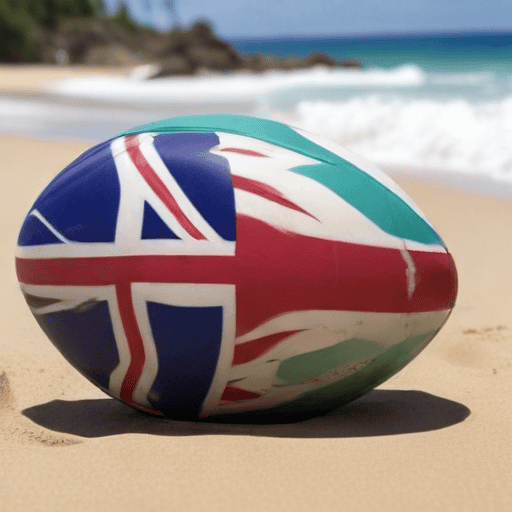 Illustration of Seven international teams for Coral Coast 7s