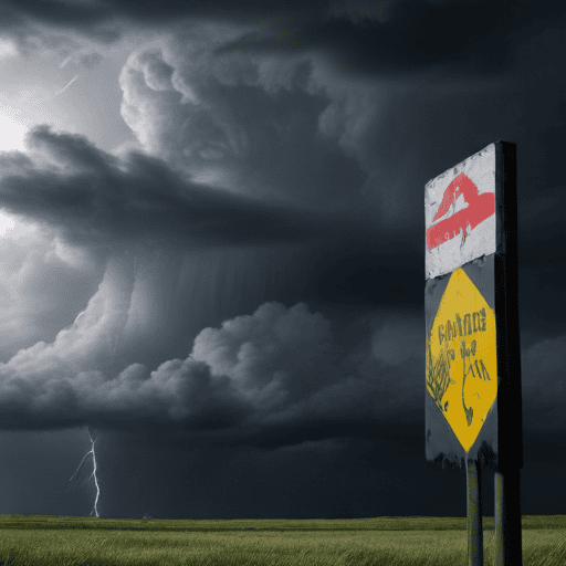 Illustration of Severe thunderstorm and rain warning for Tailevu North, Naitasiri and Ra