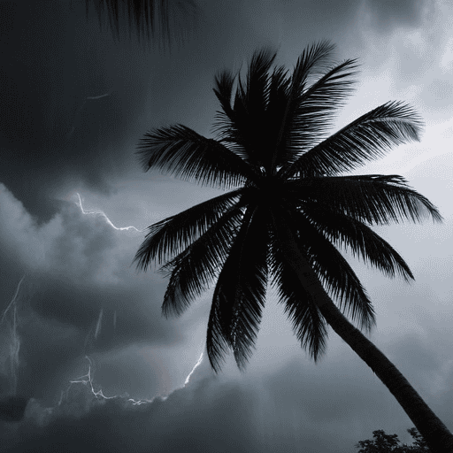 Illustration of Severe thunderstorm for eastern part of Viti Levu