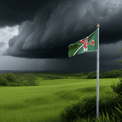 Illustration of Severe thunderstorms and rain warning for Western Viti Levu