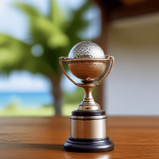 Illustration of Sharma wins inaugural golf meet