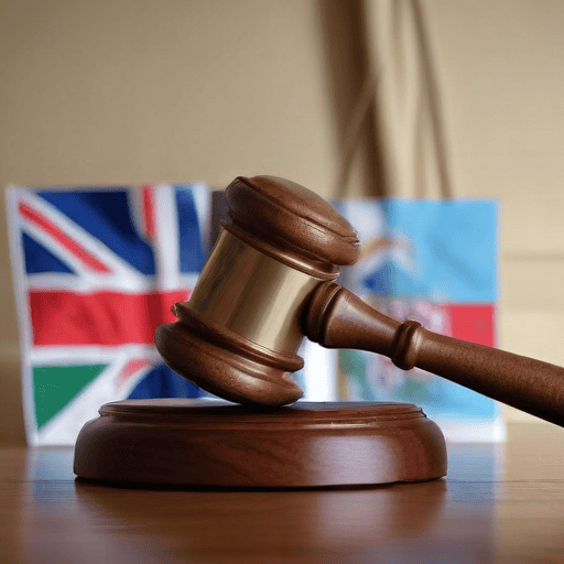 Illustration of Singh takes stand in Pryde tribunal