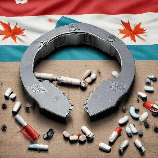 Illustration of Six drug related arrested on made on Christmas