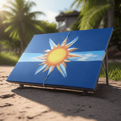 Illustration of Solar light system