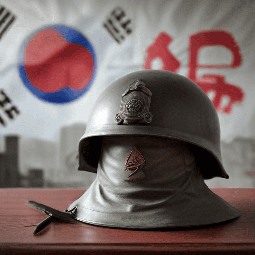 Illustration of South Korea president declares emergency martial law, sending shockwaves across country