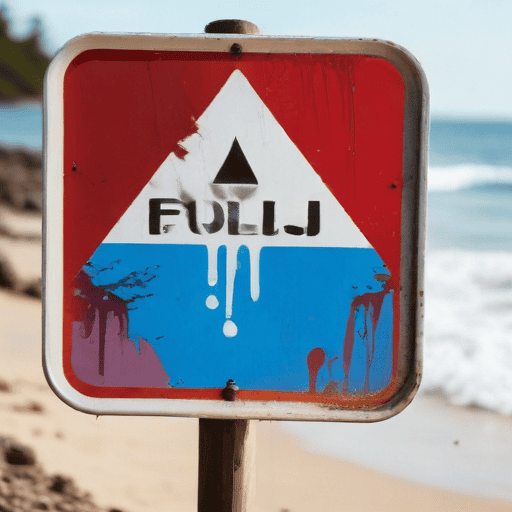 Illustration of Splashing water on vehicles and drivers is a crime