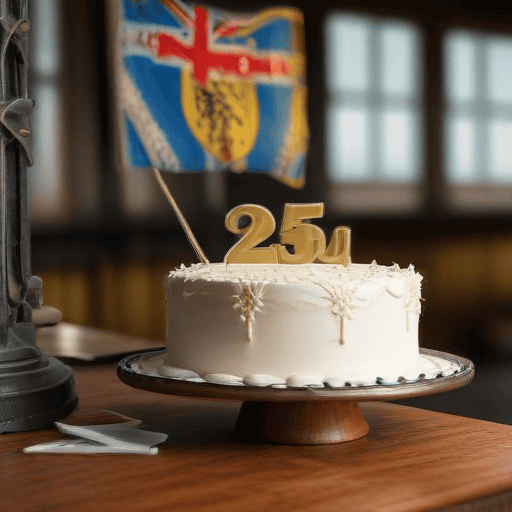 Illustration of Staff recognised for long service