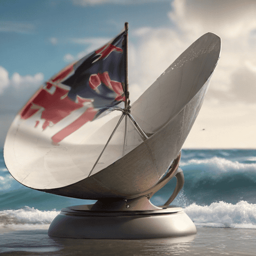 Illustration of Starlink vs Submarine Fiber Optic Cables