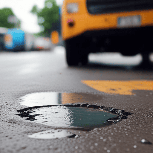 Illustration of Suva Bus Stand roads pose growing hazard for commuters, drivers