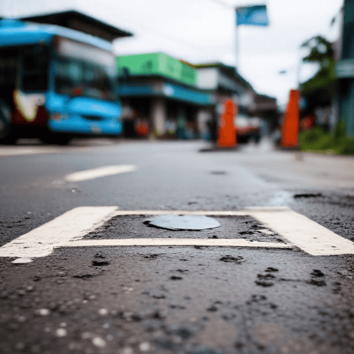 Illustration of Suva Bus Stand roads pose growing hazard for commuters, drivers