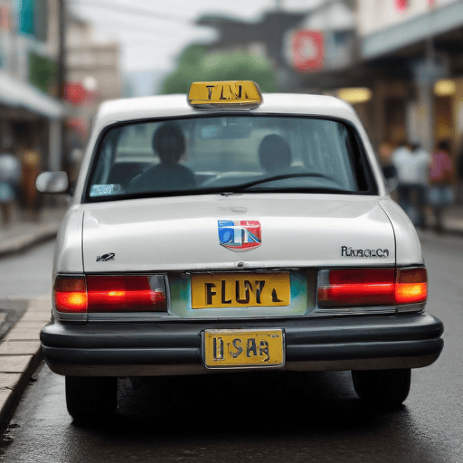 Illustration of Suva Taxi Operators aid Police in arrest of car thief