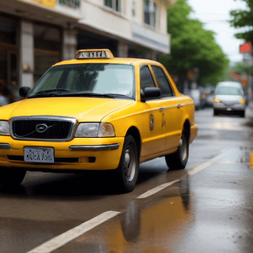 Illustration of Suva Taxi Operators aid Police in arrest of car thief