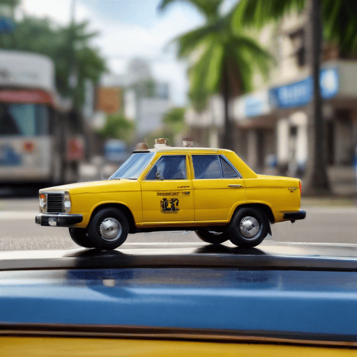 Illustration of Suva Taxi Operators aid Police in arrest of car thief