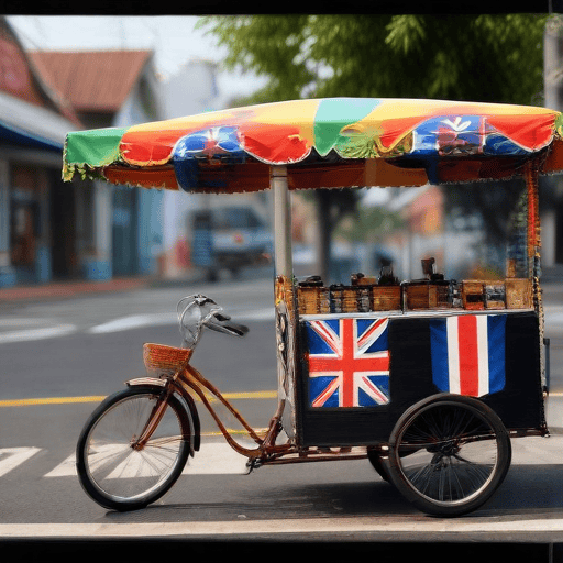 Illustration of Suva bus stand bean cart vendors moved to market