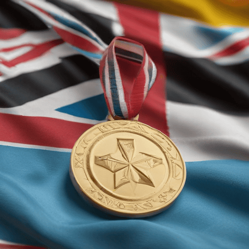 Illustration of Swimmer Moss sets new record