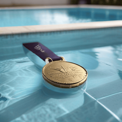 Illustration of Swimmer Moss sets new record