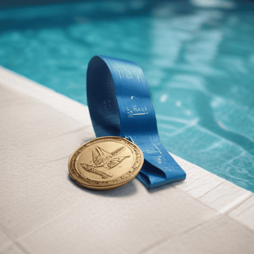 Illustration of Swimmer Moss sets new record