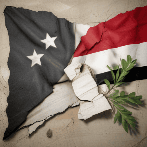 Illustration of Syrian army says Assad rule has ended