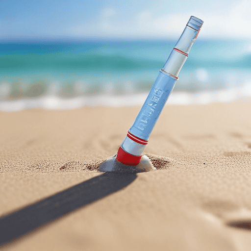 Illustration of Syringes Wash Ashore in Suva