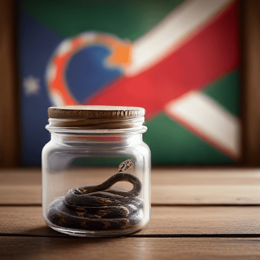 Illustration of Taveuni blind snake found after 14 year search