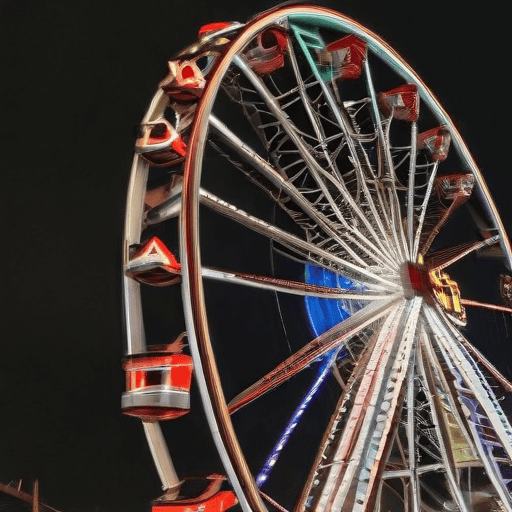 Illustration of Temporary ban of ferris wheel operations