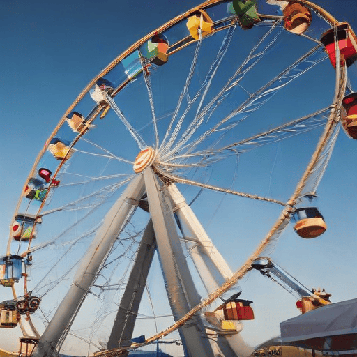 Illustration of Temporary ban of ferris wheel operations