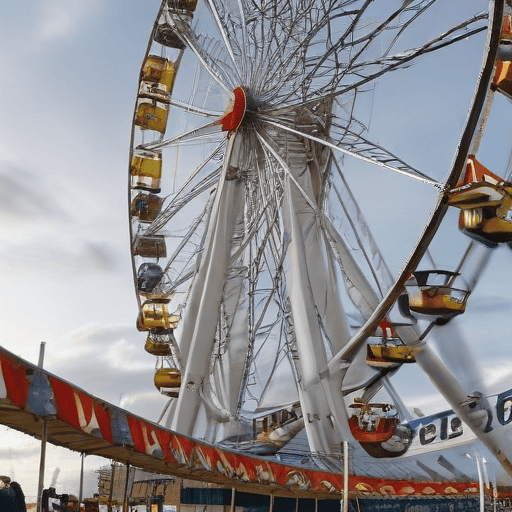 Illustration of Temporary ban of ferris wheel operations