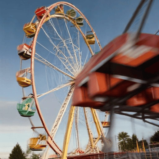 Illustration of Temporary ban of ferris wheel operations