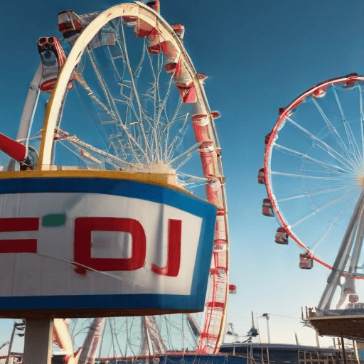 Illustration of Temporary ban of ferris wheel operations