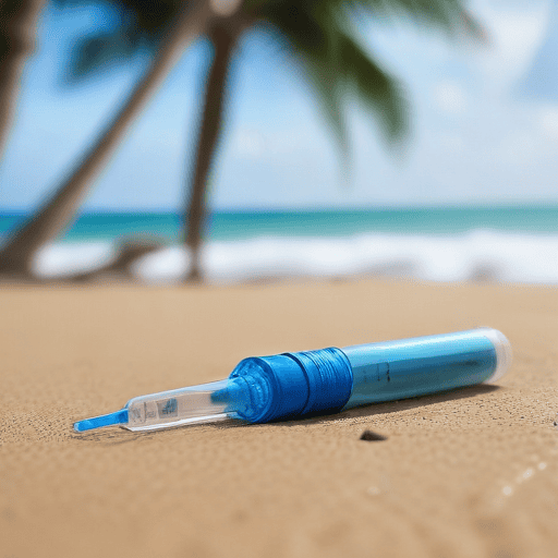 Illustration of Tide of Danger: Syringes Mysteriously Wash Ashore Vatuwaqa Beach