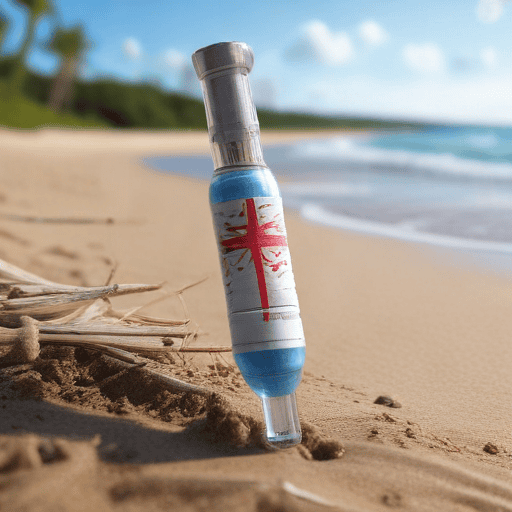 Illustration of Tide of Danger: Syringes Mysteriously Wash Ashore Vatuwaqa Beach