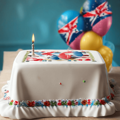 Illustration of Triple celebration for family