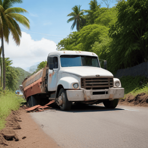 Illustration of Truck driver dies in road accident