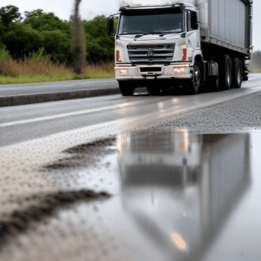Illustration of Truck driver dies in road accident