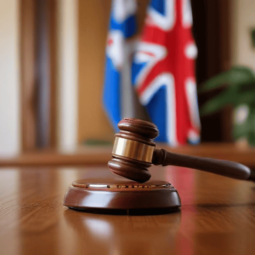 Illustration of Turaga takes the stand in Pryde’s hearing