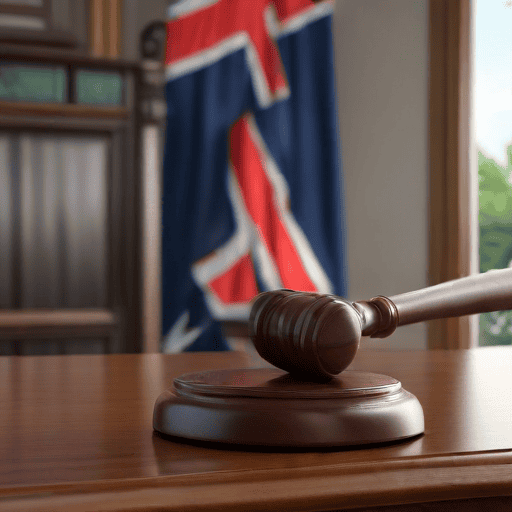 Illustration of Turaga takes the stand in Pryde’s hearing