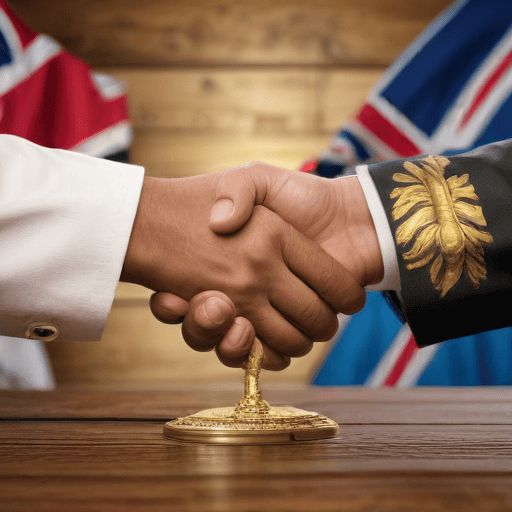 Illustration of Union brokers deal and bonus for workers