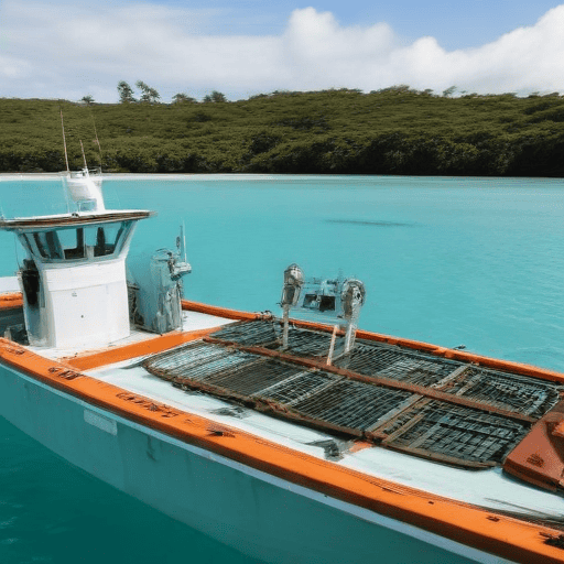 Illustration of Vessel to boost ocean and Fiji marine conservation