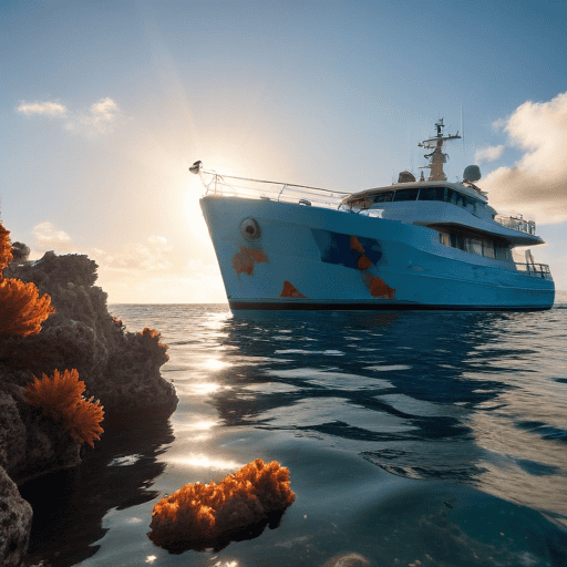 Illustration of Vessel to boost ocean and Fiji marine conservation